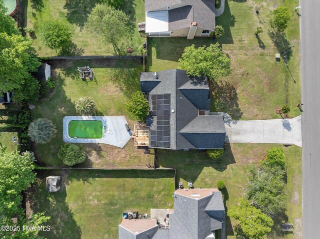 drone / aerial view