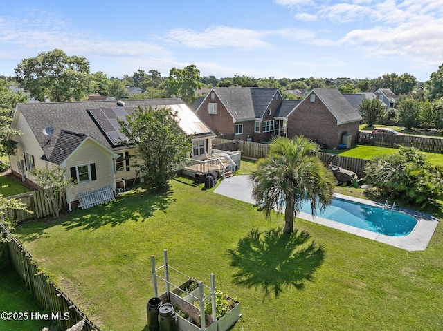 508 Commons Way, Wilmington, NC 28409 - aerial perspective of suburban area with a pool area