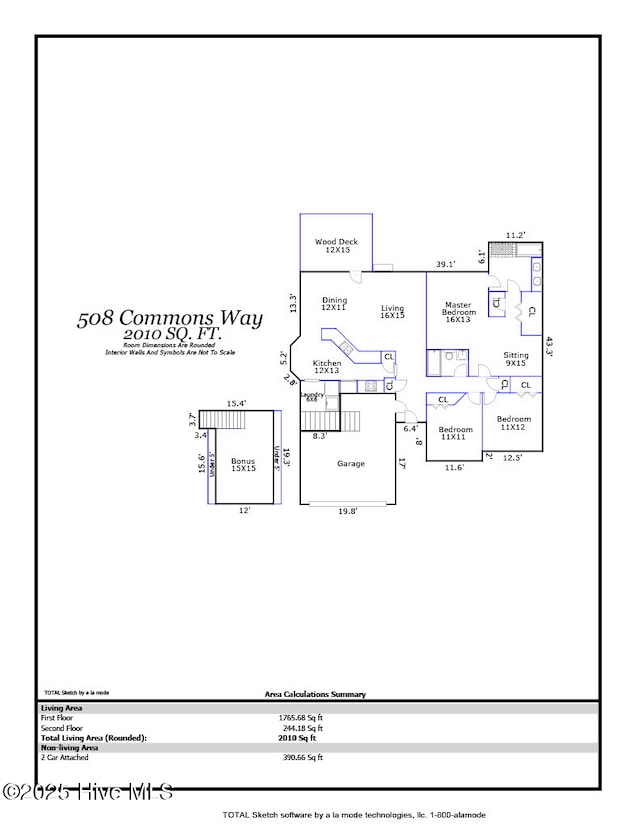 508 Commons Way, Wilmington, NC 28409 - view of property floor plan