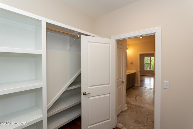 117 Banbridge Dr, West End, NC 27376 - walk in closet with marble finish floor