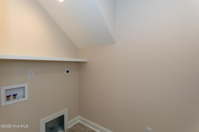 117 Banbridge Dr, West End, NC 27376 - laundry area featuring baseboards, laundry area, washer hookup, and electric dryer hookup