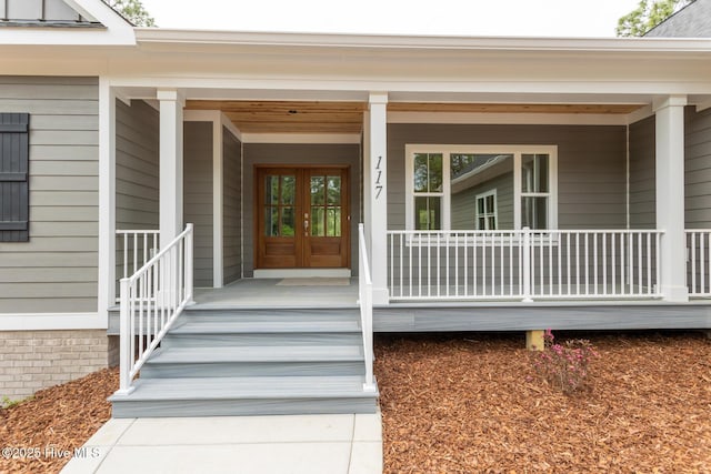 117 Banbridge Dr, West End, NC 27376 - doorway to property with covered porch