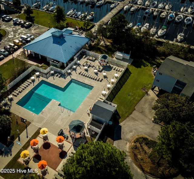 drone / aerial view