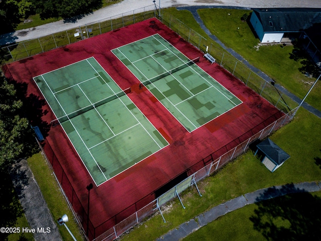 drone / aerial view