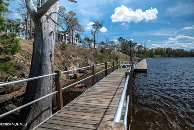 3726 White Cliffs Dr, Castle Hayne, NC 28429 - dock area with a water view