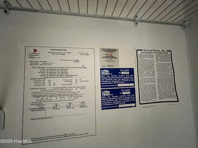 view of interior details