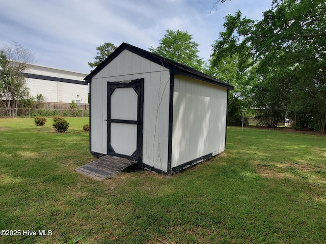 2703 Langston Dr, Goldsboro, NC 27534 - view of shed with fence
