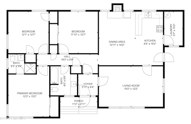 2703 Langston Dr, Goldsboro, NC 27534 - view of layout