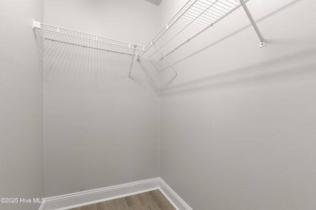 315 Whirlaway Blvd, Sneads Ferry, NC 28460 - walk in closet featuring dark wood-style flooring