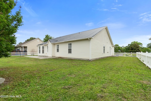 315 Whirlaway Blvd, Sneads Ferry, NC 28460 - back of house with a patio and metal roof
