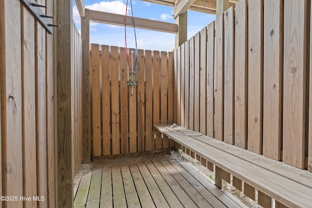 6621 W Beach Dr, Oak Island, NC 28465 - view of deck