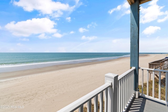 6621 W Beach Dr, Oak Island, NC 28465 - water view featuring local beach