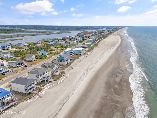 6621 W Beach Dr, Oak Island, NC 28465 - aerial view of unending shoreline
