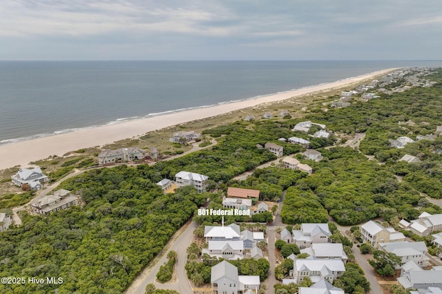 801 Federal Rd, Bald Head Island, NC 28461 - aerial perspective of suburban area featuring extended coastline