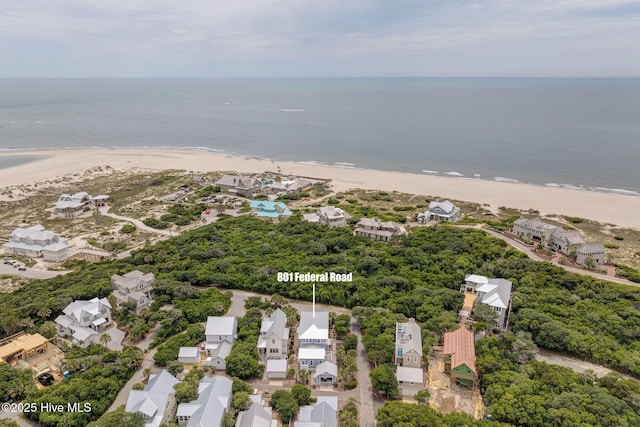 801 Federal Rd, Bald Head Island, NC 28461 - aerial perspective of suburban area with unending shoreline