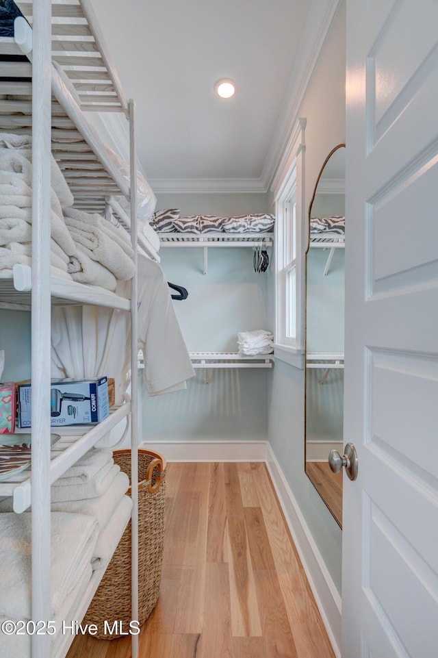 801 Federal Rd, Bald Head Island, NC 28461 - walk in closet featuring wood finished floors