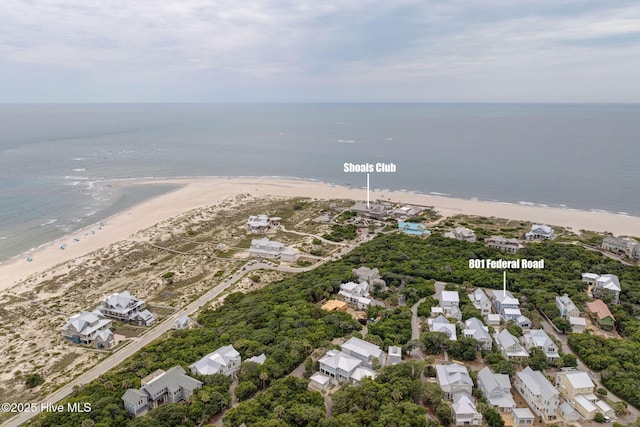 801 Federal Rd, Bald Head Island, NC 28461 - aerial overview of property's location with unending shoreline and nearby suburban area