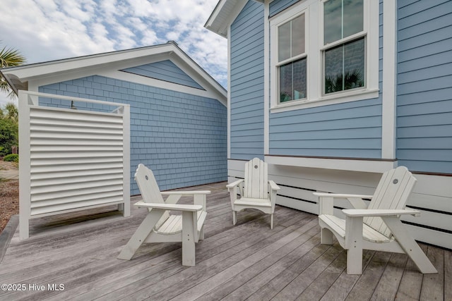 801 Federal Rd, Bald Head Island, NC 28461 - view of wooden deck