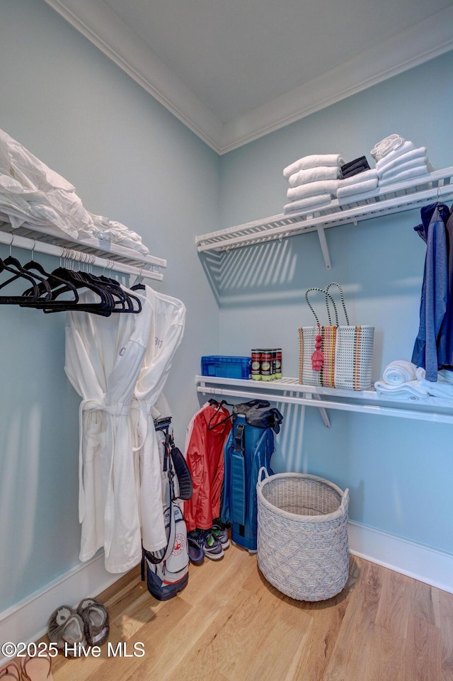 801 Federal Rd, Bald Head Island, NC 28461 - walk in closet with wood finished floors
