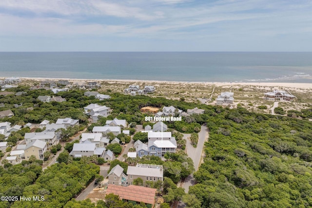 801 Federal Rd, Bald Head Island, NC 28461 - aerial perspective of suburban area featuring a large body of water