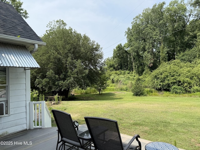 2602 Linden Ln NW, Wilson, NC 27896 - deck with a yard