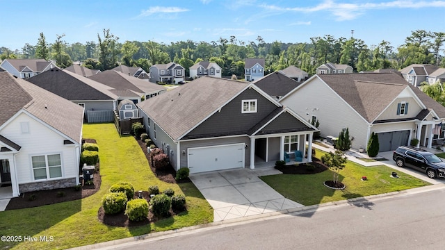 506 Esthwaite Dr SE, Leland, NC 28451 - aerial perspective of suburban area