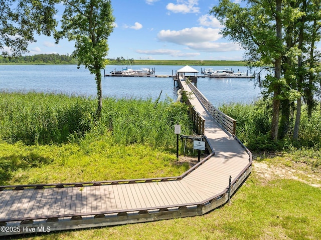 506 Esthwaite Dr SE, Leland, NC 28451 - dock area with a water view