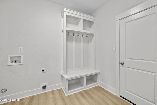 1064 Tulls Creek Rd, Moyock, NC 27958 - mudroom with light wood-type flooring and baseboards