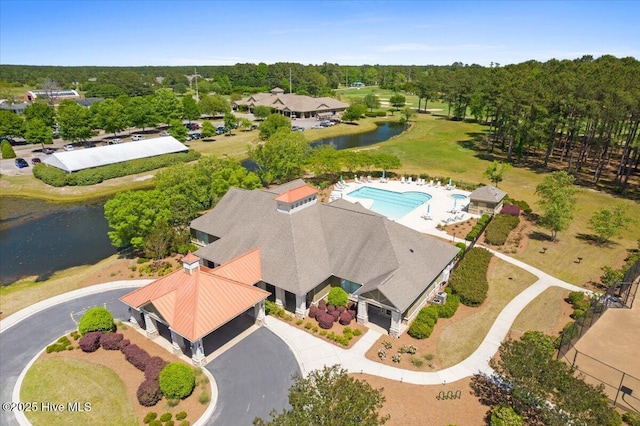 260 S Crow Creek Dr NW Lot 18, Calabash, NC 28467 - bird's eye view with a water view