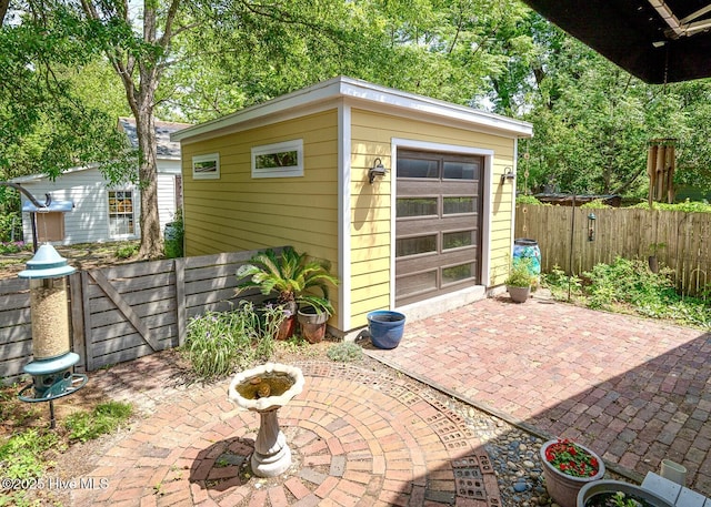 2111 Gibson Ave, Wilmington, NC 28403 - view of outbuilding with fence and an outbuilding