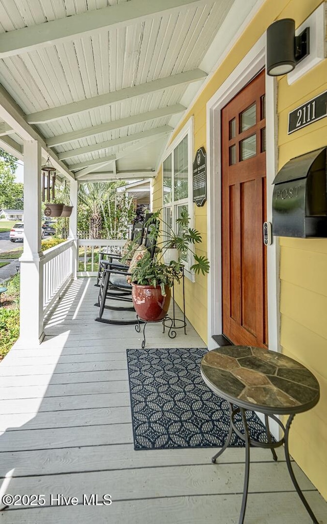 2111 Gibson Ave, Wilmington, NC 28403 - exterior space featuring a porch