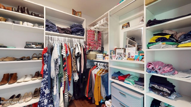 2417 Turtle Bay Dr, New Bern, NC 28562 - spacious closet with wood finished floors