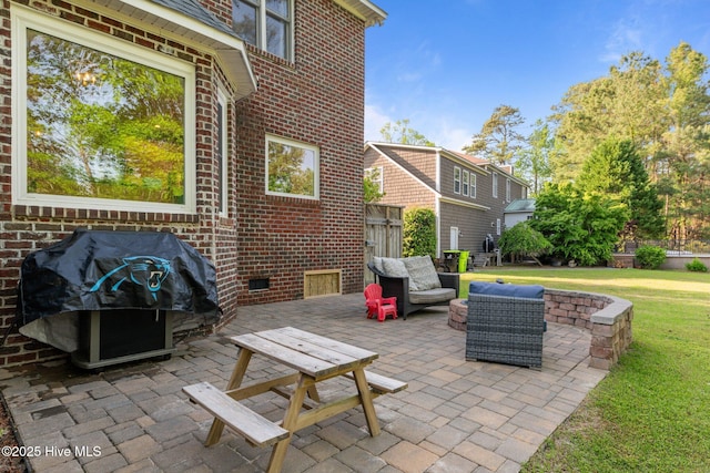 2417 Turtle Bay Dr, New Bern, NC 28562 - view of patio / terrace with a grill