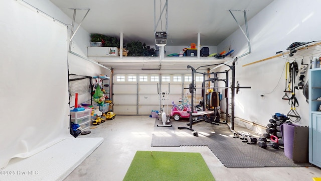 2417 Turtle Bay Dr, New Bern, NC 28562 - garage featuring a garage door opener