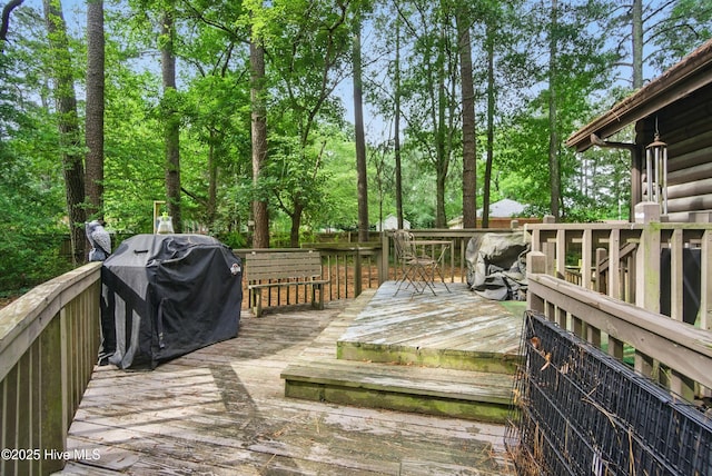 167 Puddin Ridge Rd, Moyock, NC 27958 - wooden deck featuring grilling area