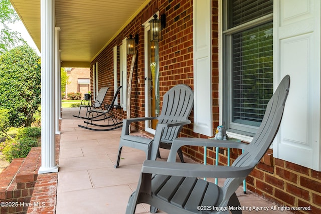 869 Driftwood Dr, Greenville, NC 27858 - view of covered porch