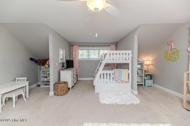 22 Calhoun Ln, Pinehurst, NC 28374 - carpeted bedroom featuring baseboards and ceiling fan