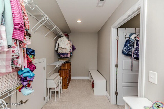 22 Calhoun Ln, Pinehurst, NC 28374 - spacious closet featuring light carpet