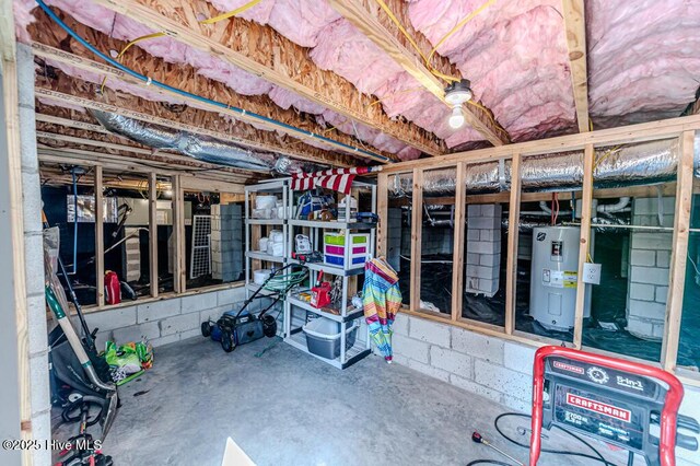 22 Calhoun Ln, Pinehurst, NC 28374 - unfinished below grade area featuring water heater