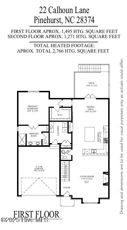 22 Calhoun Ln, Pinehurst, NC 28374 - property floor plan