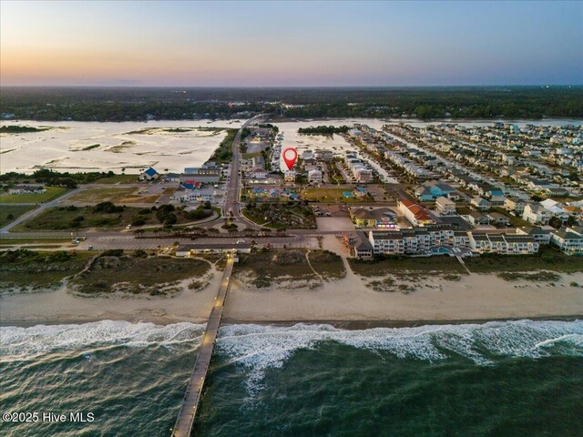 1 Gatha Ln, Ocean Isle Beach, NC 28469 - drone / aerial view featuring a water view