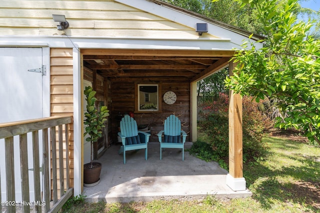 view of patio