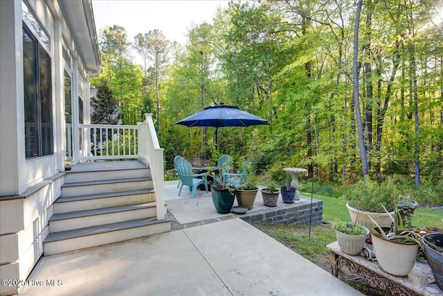 view of patio