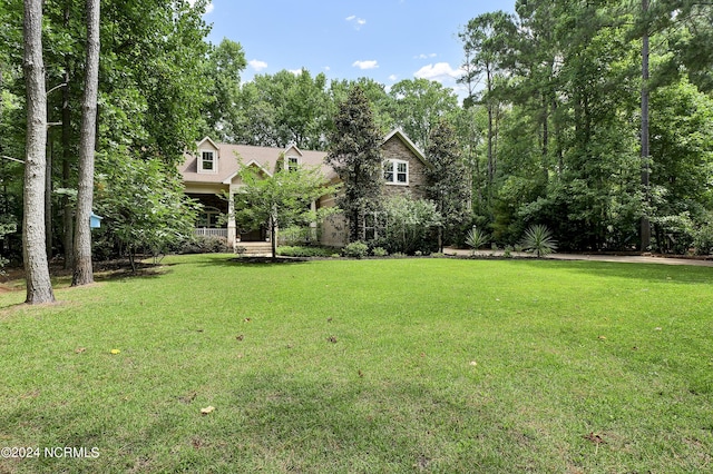 view of yard