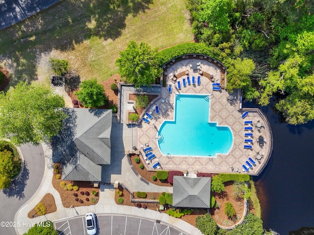 2537 St James Dr SE Apt 1011, Southport, NC 28461 - birds eye view of property featuring a water view