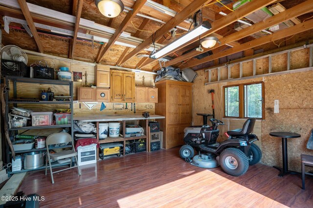 storage room featuring a garage