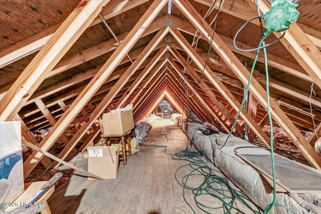 105 Harbor Dr, Washington, NC 27889 - view of unfinished attic