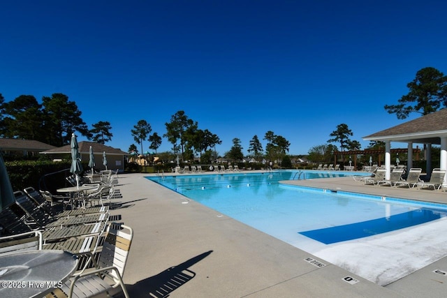 1005 Bellmark Ct, Leland, NC 28451 - community pool with a patio area
