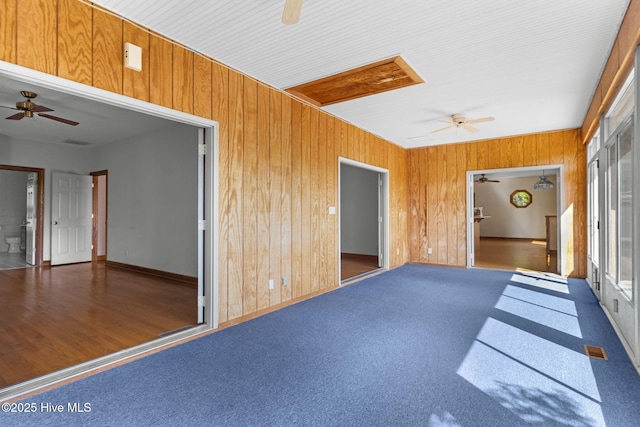163 Middleton Dr, Hertford, NC 27944 - unfurnished sunroom featuring visible vents