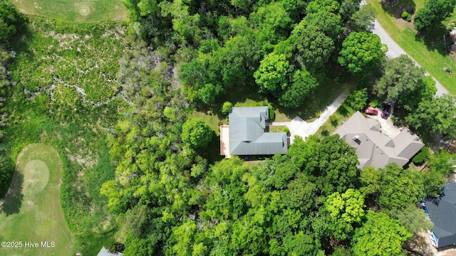 163 Middleton Dr, Hertford, NC 27944 - birds eye view of property with golf course view
